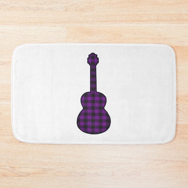 Item preview, Purple Rumpled Flannel Guitar designed and sold by janraydesigns.