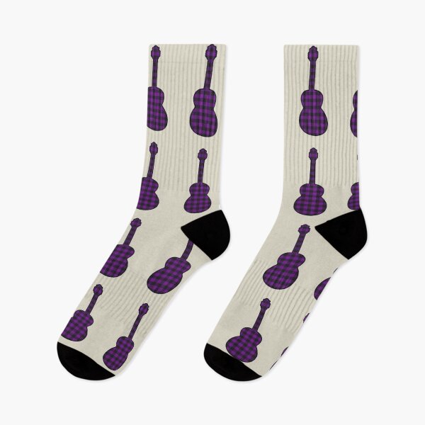 Item preview, Purple Rumpled Flannel Guitar designed and sold by janraydesigns.