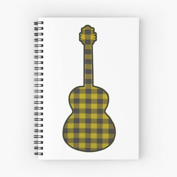 Item preview, Yellow Rumpled Flannel Guitar designed and sold by janraydesigns.