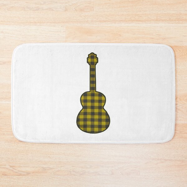 Item preview, Yellow Rumpled Flannel Guitar designed and sold by janraydesigns.