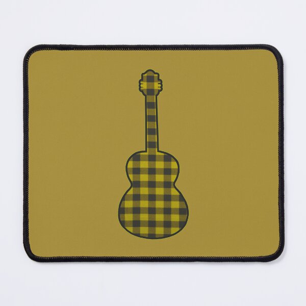 Item preview, Yellow Rumpled Flannel Guitar designed and sold by janraydesigns.
