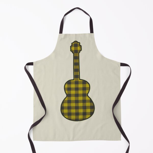 Item preview, Yellow Rumpled Flannel Guitar designed and sold by janraydesigns.