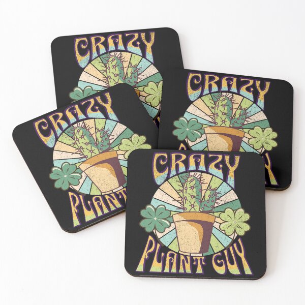 Item preview, Crazy Plant Guy Retro Vintage Design For Plant Lovers designed and sold by CandyDroidMerch.