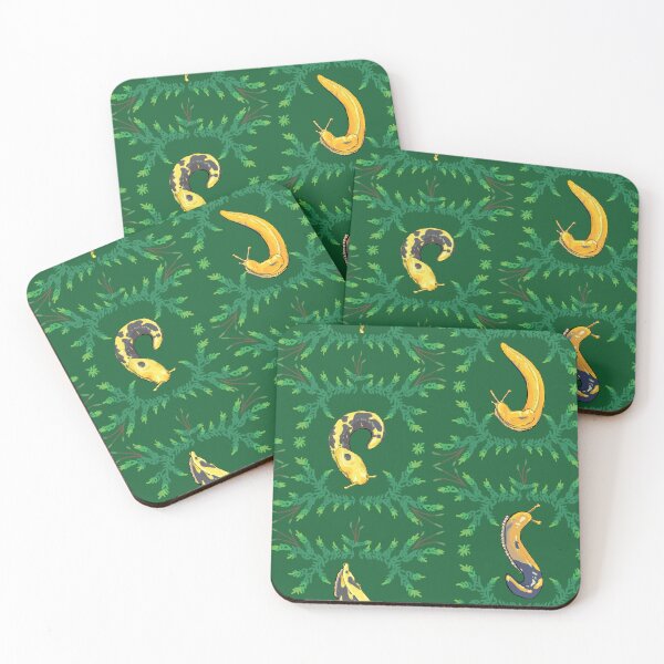 Item preview, Banana Slugs in Mossy Frames designed and sold by Wyrd & Witchy Art and Design.