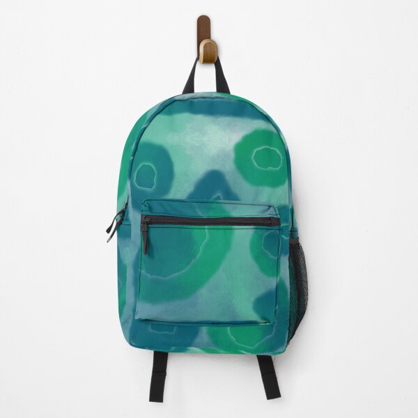 Item preview, Tie and dye Random shapes green blue abstract seamless pattern designed and sold by chuckletuckle.