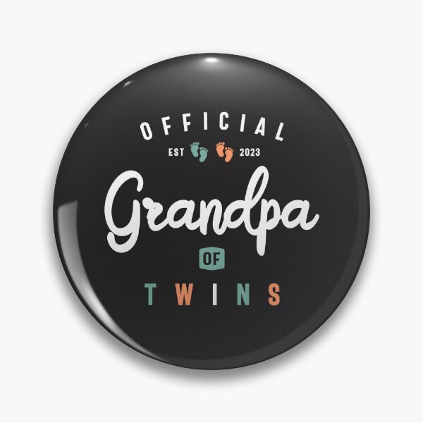 Item preview, Promoted to Grandpa of Twins Est 2023 Pregnancy Announcement designed and sold by cidolopez.