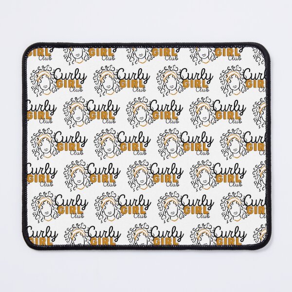 Item preview, Curly Girl Club (Yellow) designed and sold by Curly-Cuties.