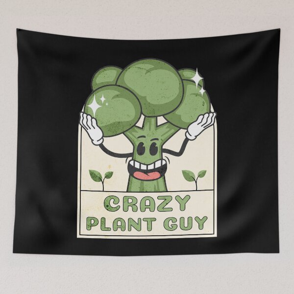 Item preview, Crazy Plant Guy designed and sold by CandyDroidMerch.