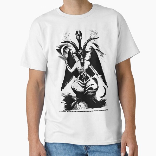 Vista previa del artículo con la obra «El Baphomet - La cabra sabática», diseñado y vendido por Weltenbrand.