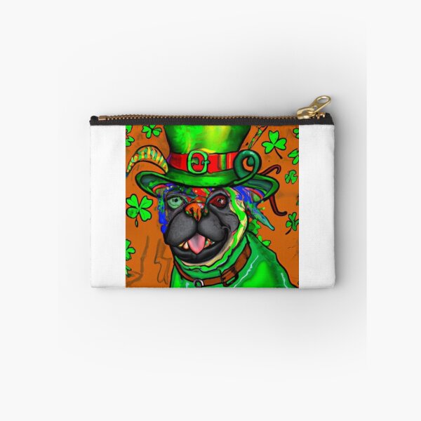 Item preview, Colourful St Patricks day pug. Pug Lover, St Paddys Pug. designed and sold by Doggymadness.