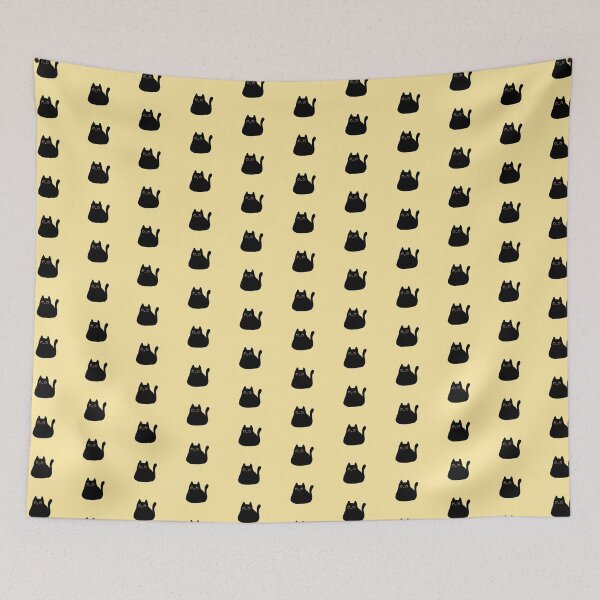 Item preview, Black Blob Cat designed and sold by deenas-designs.
