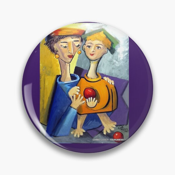 Artikelvorschau, mit dem roten Ball spielen. Öl auf Leinwand. bis ca. 2023. Smiley100. entworfen und verkauft von smiley100.