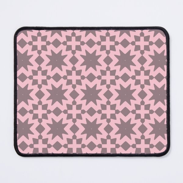 Item preview, Brown and Pink Abstract Starbursts Mid Century Geometric designed and sold by Sweet Zoe Shop.