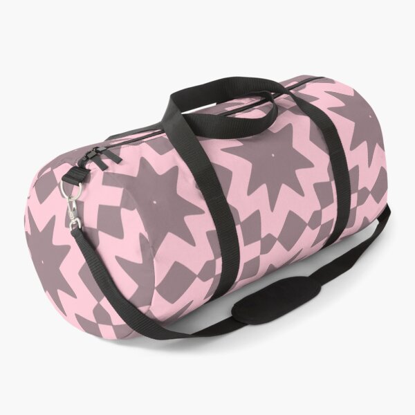 Item preview, Brown and Pink Abstract Starbursts Mid Century Geometric designed and sold by Sweet Zoe Shop.