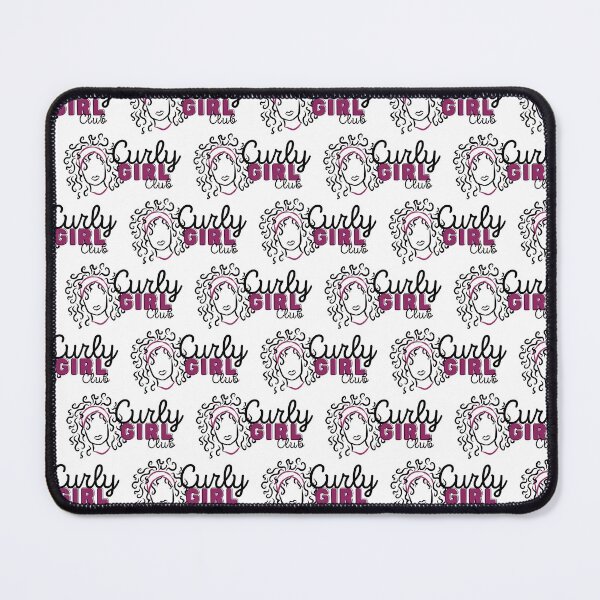 Item preview, Curly Girl Club (Pink) designed and sold by Curly-Cuties.