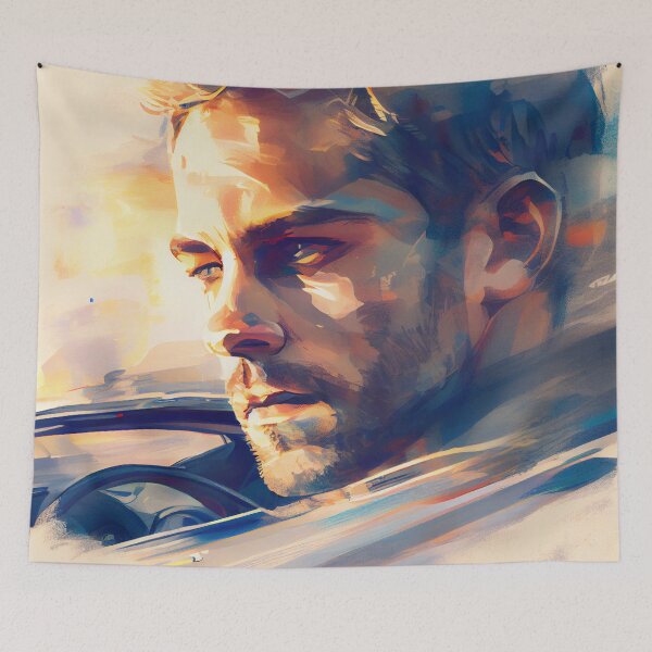 Artikelvorschau, „Legende Paul Walker fährt sein Auto“ entworfen und verkauft von Mykhailov.