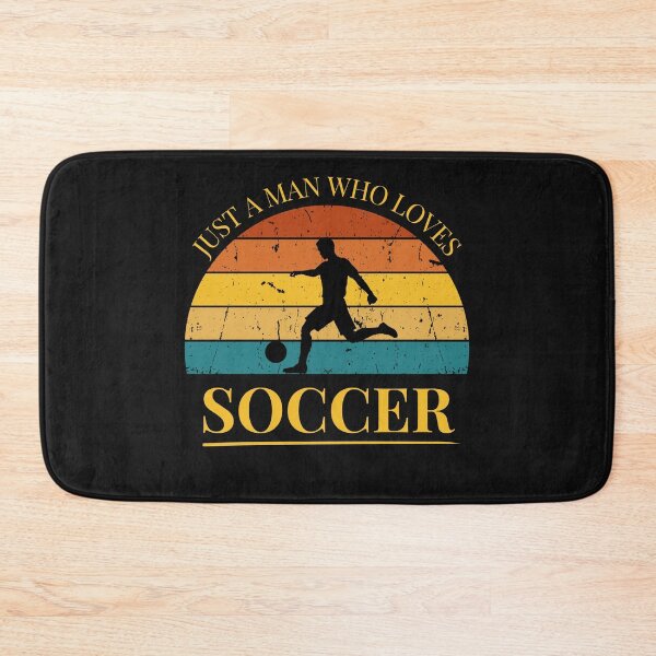 Item preview, Soccer Just a Man Who Loves Soccer Football Retro Sunset designed and sold by FreeMind-Design.