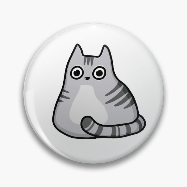 Item preview, Grey Blob Cat designed and sold by deenas-designs.