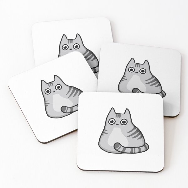 Item preview, gato mancha gris designed and sold by deenas-designs.