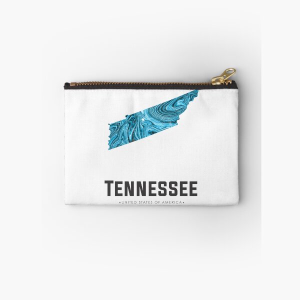 Item preview, Tennessee Map Art Abstract in Blue designed and sold by Studio Grafiikka.