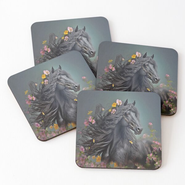 Item preview, Black Friesian Horse designed and sold by candiscamera.