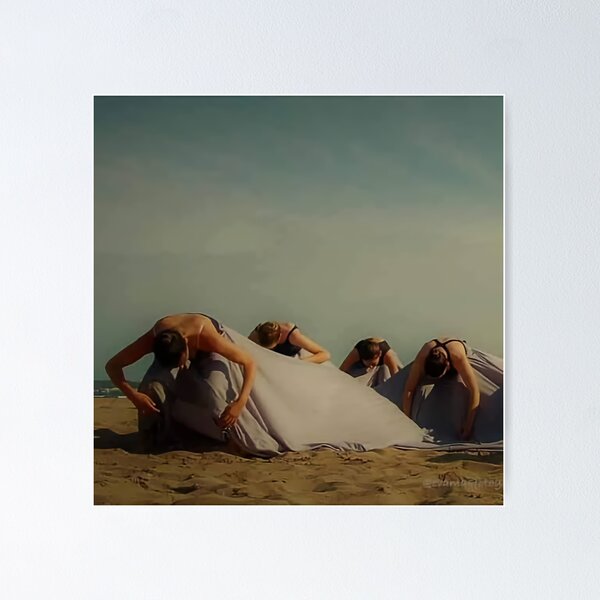 Home: photography of dancers on the beach Poster