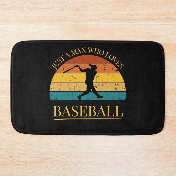 Item preview, Baseball Just a Man Who Loves Baseball Retro Sunset designed and sold by FreeMind-Design.