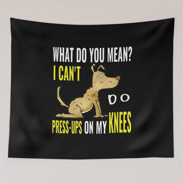 Item preview, Press-ups on my knees designed and sold by CottagePop.
