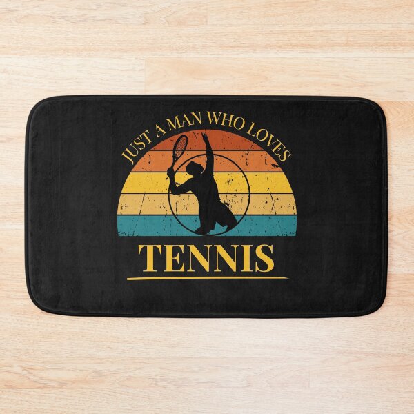 Item preview, Tennis Just a Man Who Loves Tennis Retro Sunset designed and sold by FreeMind-Design.