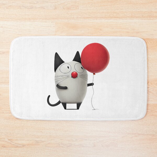 Item preview, Red Nose Day Cartoon Cat designed and sold by MTJ-Mushrooms.