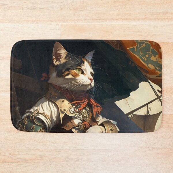 Item preview, A mischievous calico cat designed and sold by Left-Hand-Tree.