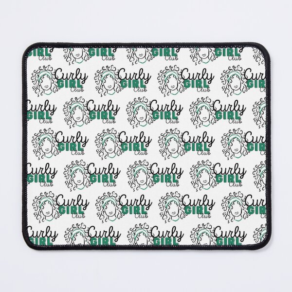 Item preview, Curly Girl Club (Green) designed and sold by Curly-Cuties.
