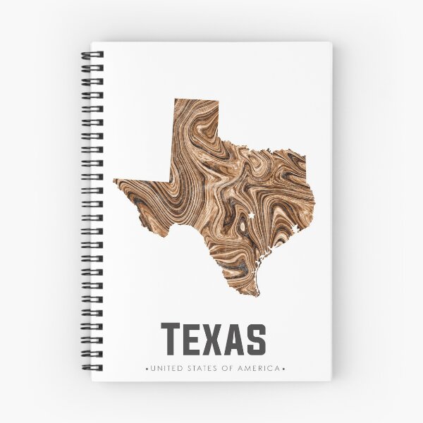Item preview, Texas Map Art Abstract in Brown designed and sold by Studio Grafiikka.