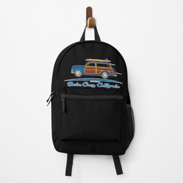 Item preview, Woody Woodie Gone Surfing Santa Cruz California Sticker Lite designed and sold by Frank Schuster.