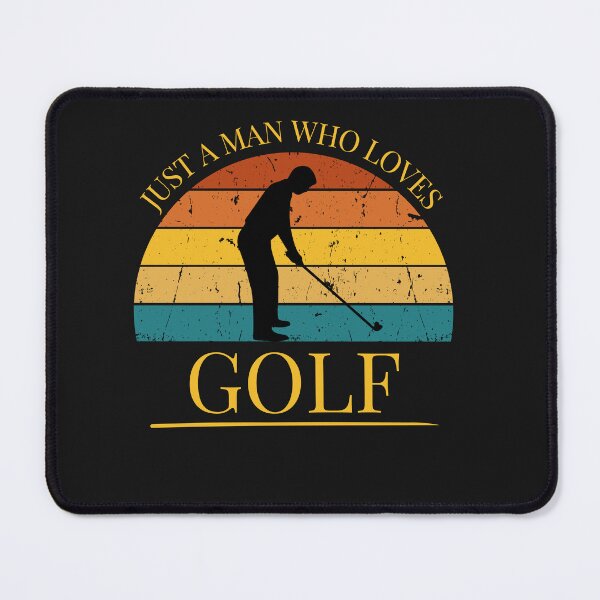 Item preview, Golf Just a Man Who Loves Golf  Retro Sunset designed and sold by FreeMind-Design.