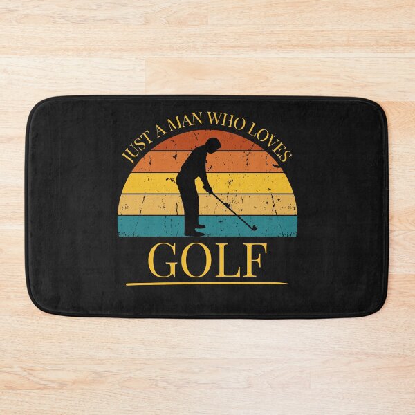 Item preview, Golf Just a Man Who Loves Golf  Retro Sunset designed and sold by FreeMind-Design.