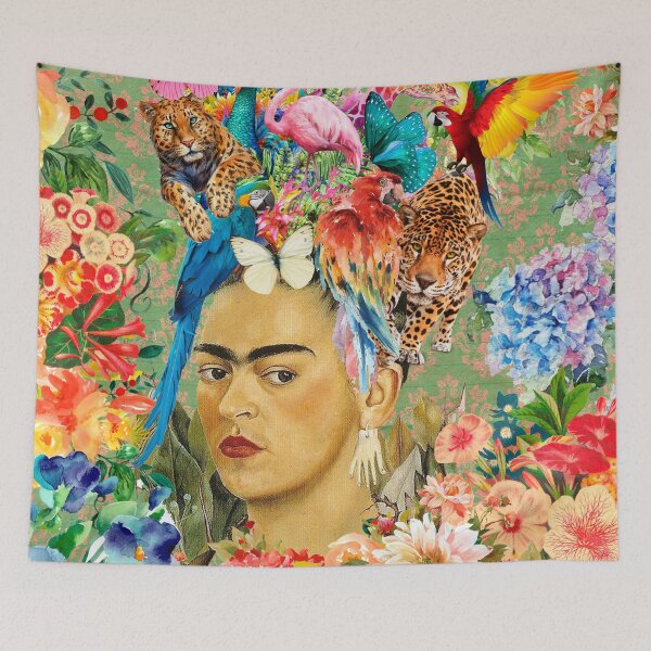 Item preview, Frida Kahlo Wild Green designed and sold by Muycote.