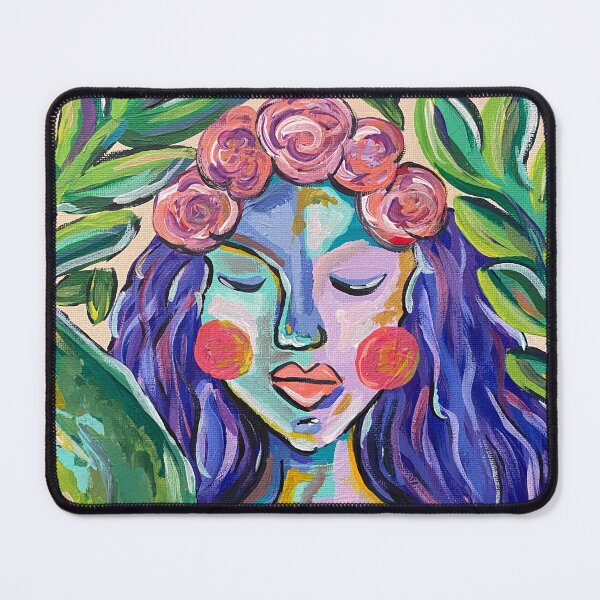 Item preview, portrait abstract painting designed and sold by artbysarana.