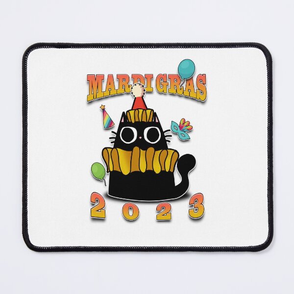 Item preview, Jester Hat Mardi Gras 2023 Cute Cat designed and sold by TheArtfulAttic.