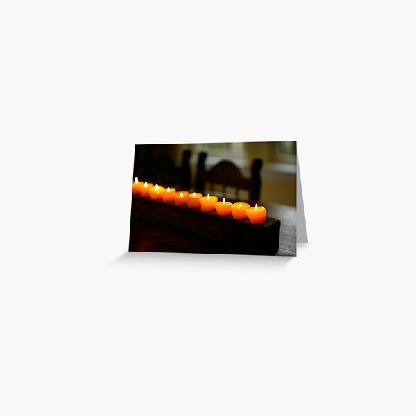 Antique Candleholder Greeting Card