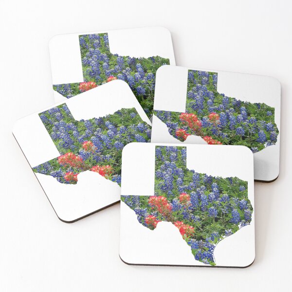 Item preview,  Red and Bluebonnets Blooming in Hillcountry fields in the state of Texas designed and sold by Star58.
