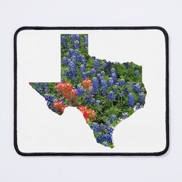 Item preview, Red and Bluebonnets Blooming in Hillcountry fields in the state of Texas designed and sold by Star58.
