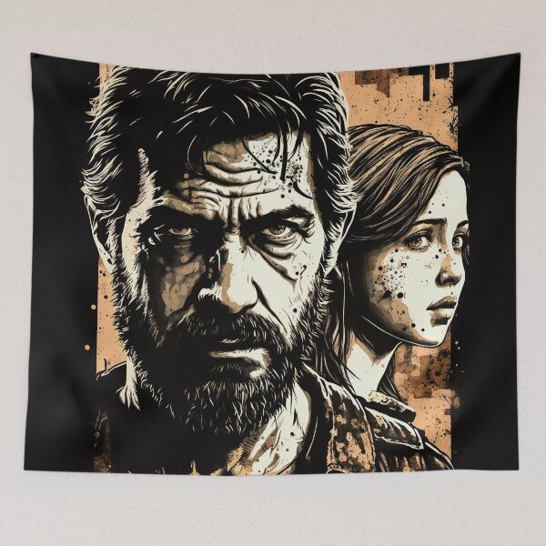 Item preview, The Last of Us, Joel and Ellie designed and sold by LabAdventures.