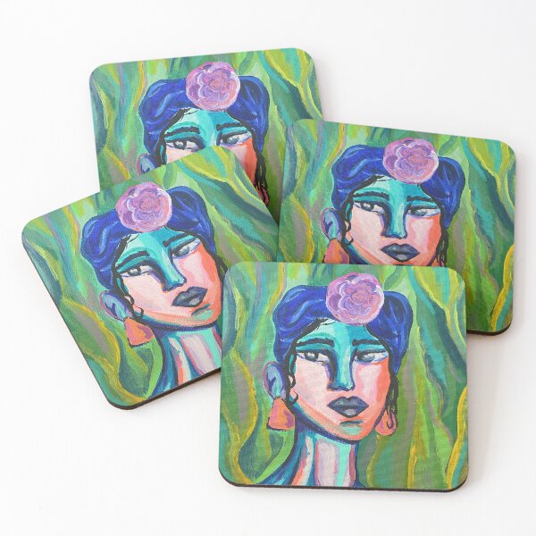 Item preview, abstract portrait painting designed and sold by artbysarana.