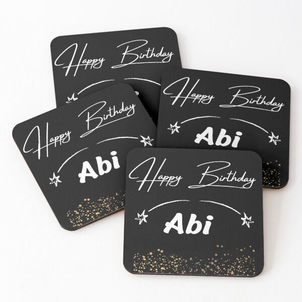 Item preview, Happy Birthday Abi designed and sold by KMRmerchDesigns.