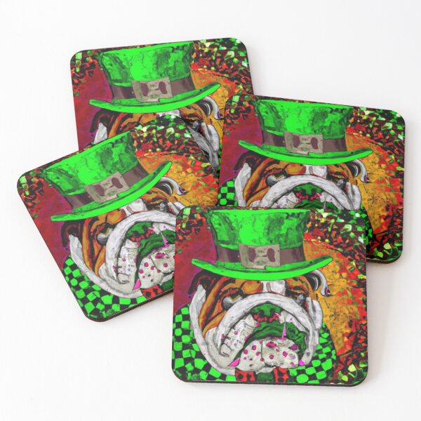 Item preview, St Patricks English Bulldog. St Paticks Dog.  St Patricks day English bulldog. designed and sold by Doggymadness.