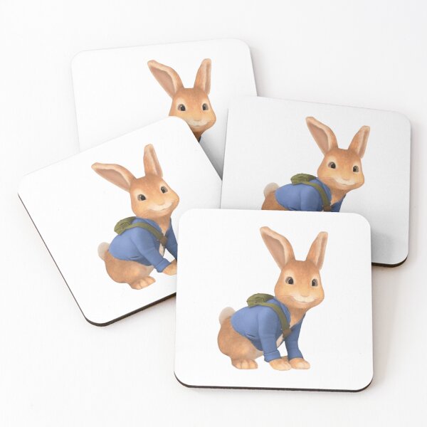 Aperçu de l'œuvre   Aquarelle de Pâques Peter Rabbit avec gros oeuf de Pâques créée et vendue par moullknoz.