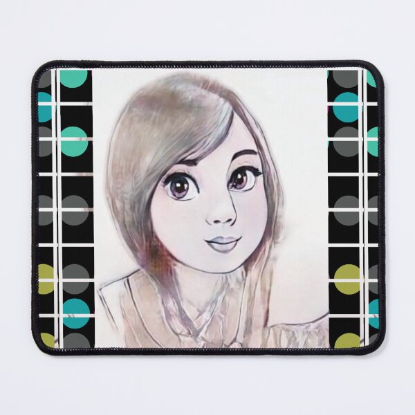 Item preview, Big Eyes Girls Cute Funny Portraits Art Gift Lover Drawing And Paints Gift designed and sold by Dodern.