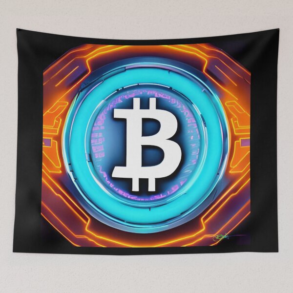 Item preview, Bitcoin Cyberpunk SciFi Logo 11 designed and sold by Benito Del Ray.