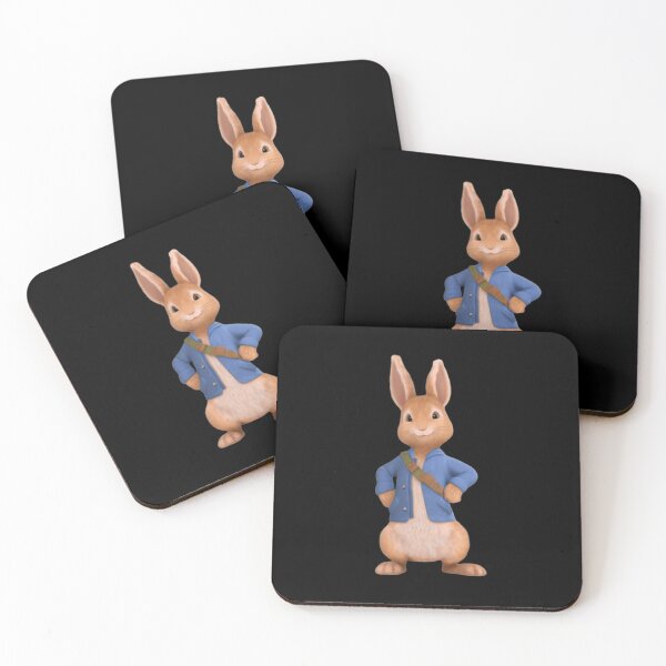 Aperçu de l'œuvre   Aquarelle de Pâques Peter Rabbit avec gros oeuf de Pâques créée et vendue par moullknoz.